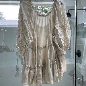 Free people oversized eyelet dress